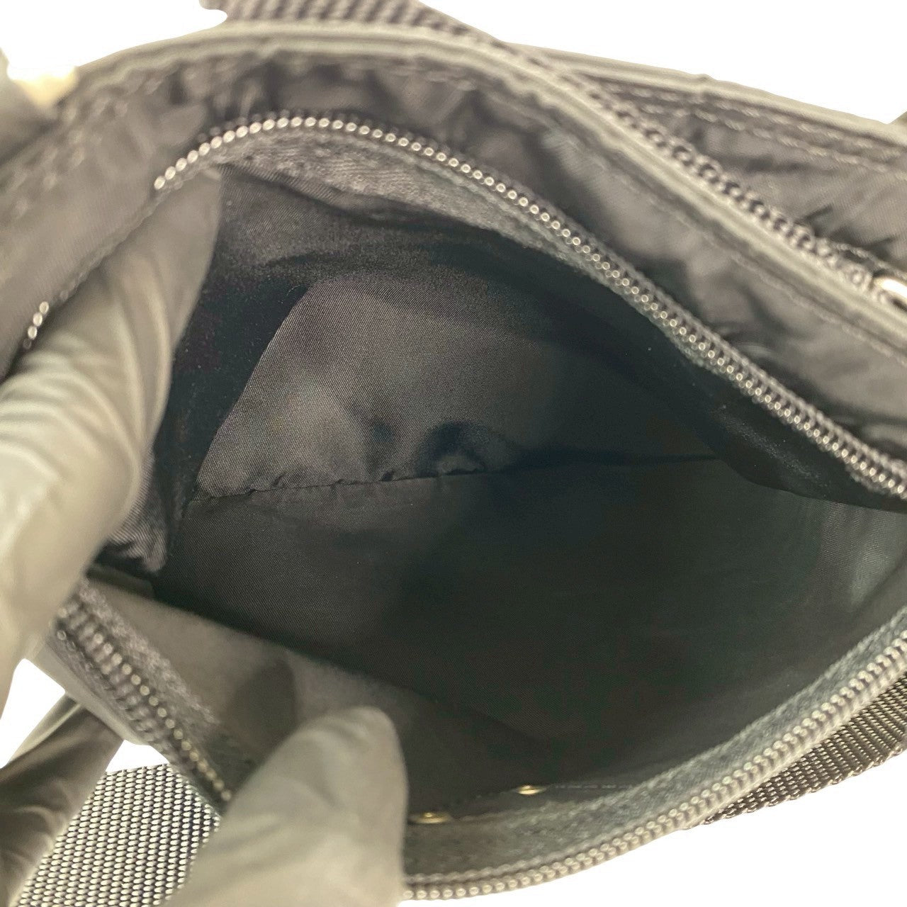 PRADA Shoulder Bag Nylon black