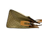 CELINE Shoulder Bag leather beige