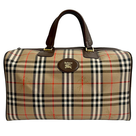 BURBERRY Boston Duffel bag canvas Brown