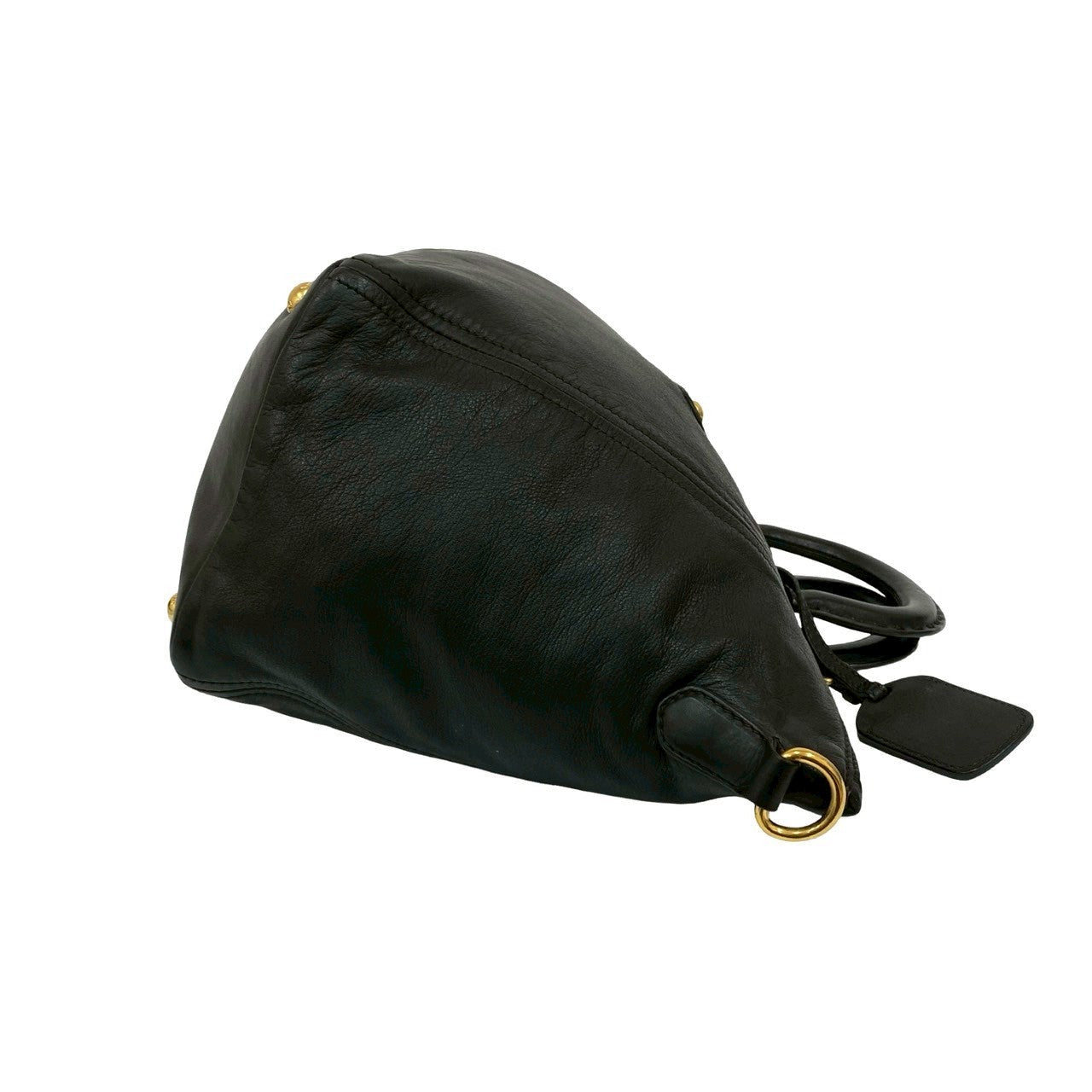 PRADA Shoulder Bag leather black