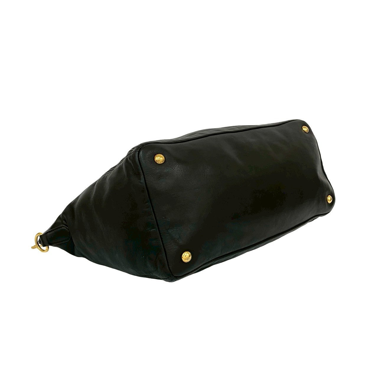 PRADA Shoulder Bag leather black