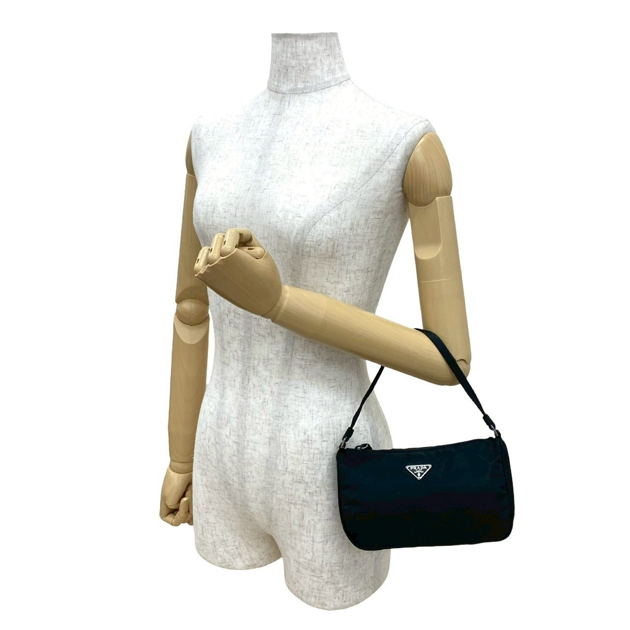 PRADA Handbag Nylon black