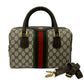 GUCCI Shoulder Bag leather Brown Sherry line