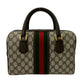 GUCCI Shoulder Bag leather Brown Sherry line
