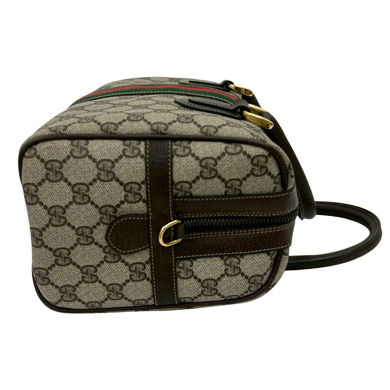 GUCCI Shoulder Bag leather Brown Sherry line