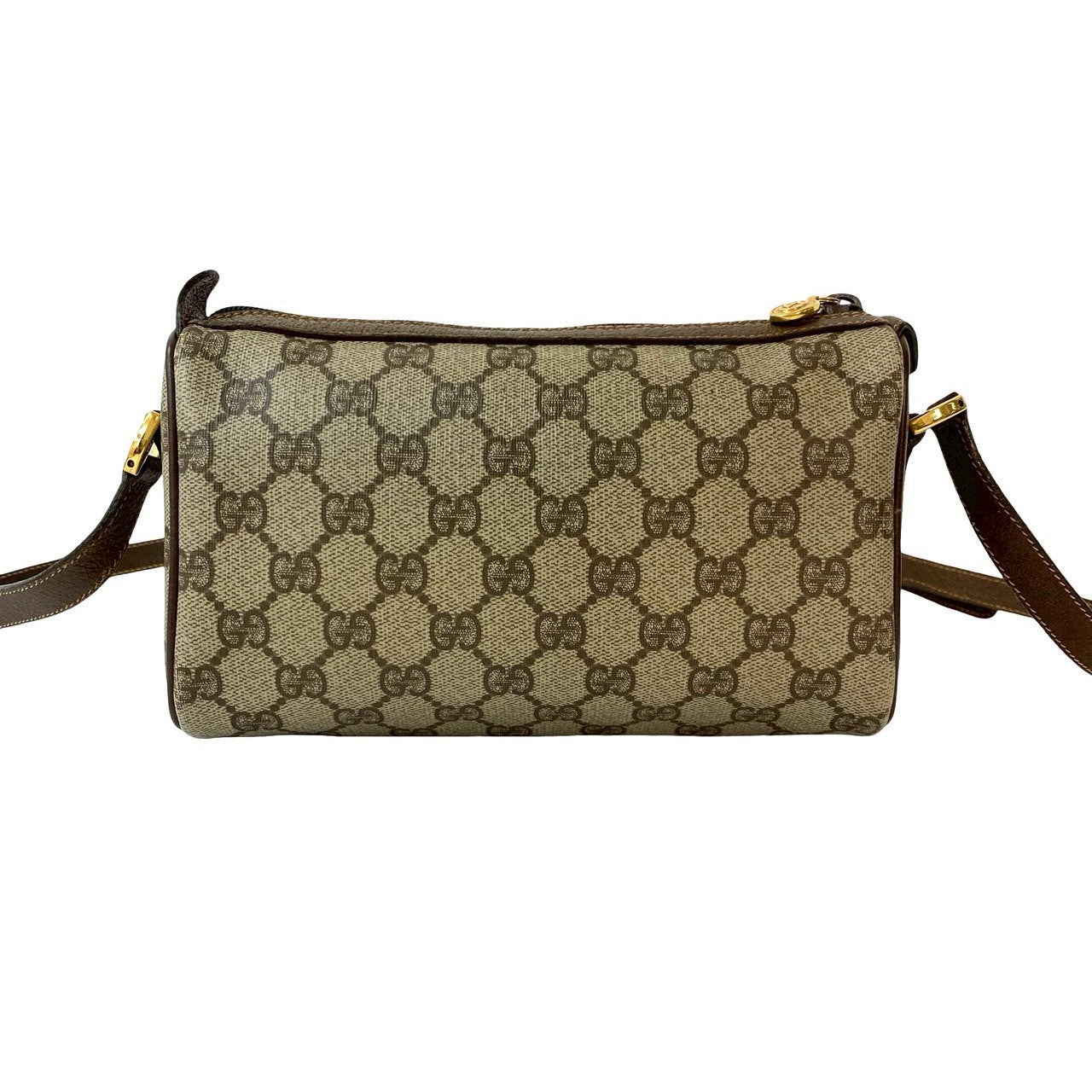 GUCCI Shoulder Bag leather Brown Sherry line