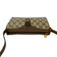 GUCCI Shoulder Bag leather Brown Sherry line