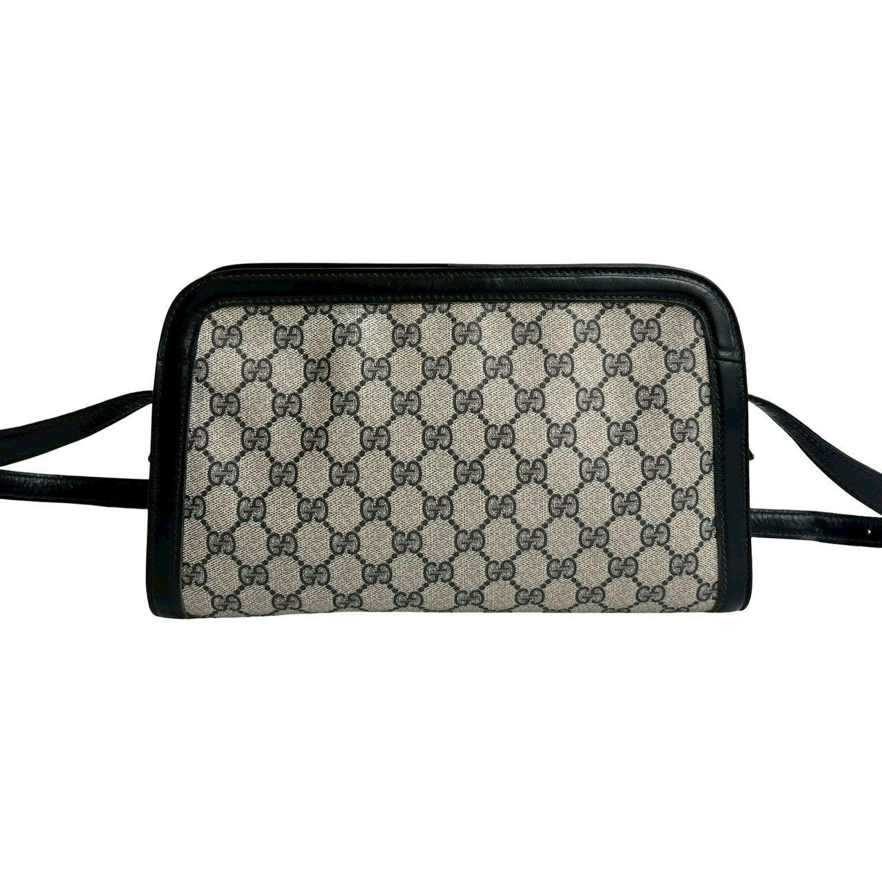 GUCCI Shoulder Bag leather Navy