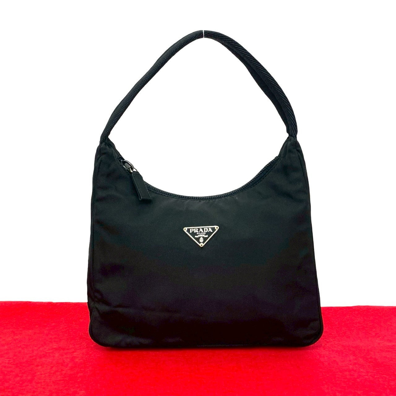 PRADA Handbag Nylon black