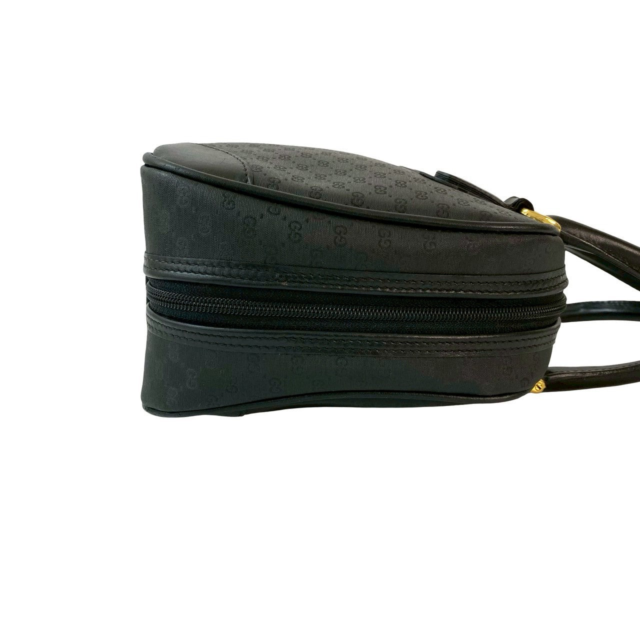 GUCCI Handbag leather black