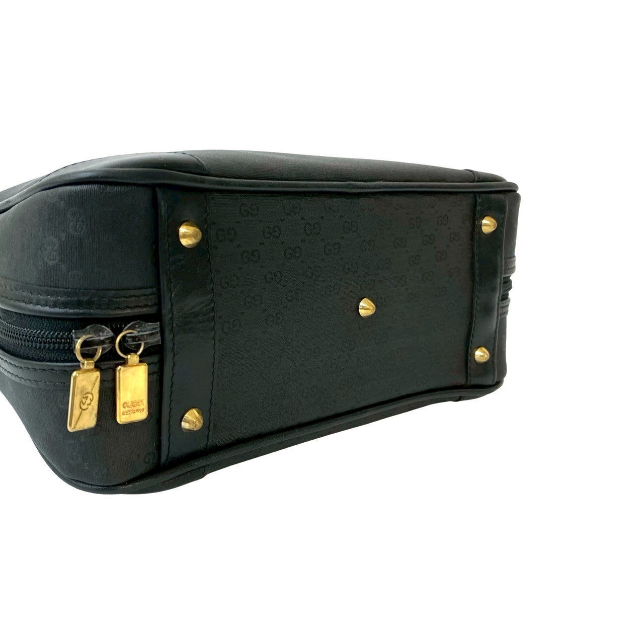 GUCCI Handbag leather black