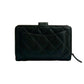 CHANEL Bifold Wallet Matt caviar skin black Matrasse