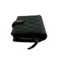 CHANEL Bifold Wallet Matt caviar skin black Matrasse