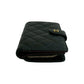 CHANEL Bifold Wallet Matt caviar skin black Matrasse