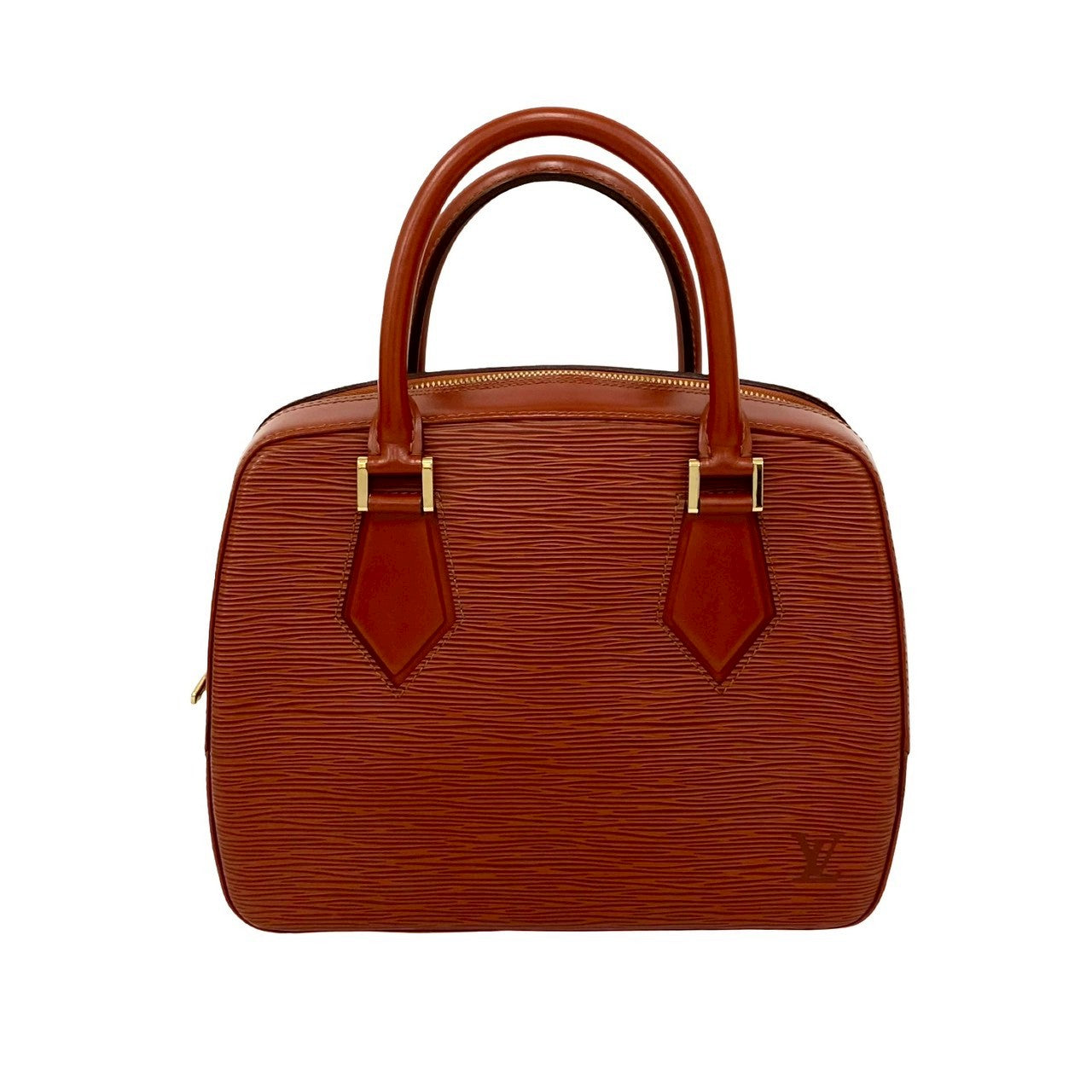 LOUIS VUITTON Handbag Epi Leather Brown Epi Sablon
