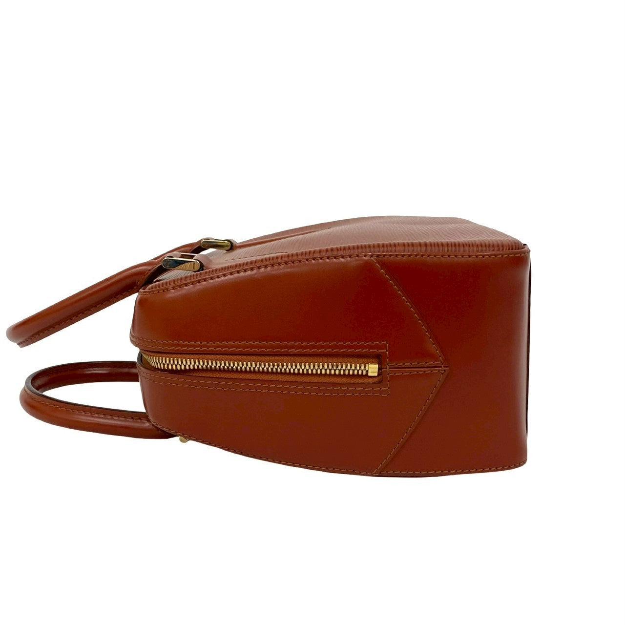 LOUIS VUITTON Handbag Epi Leather Brown Epi Sablon