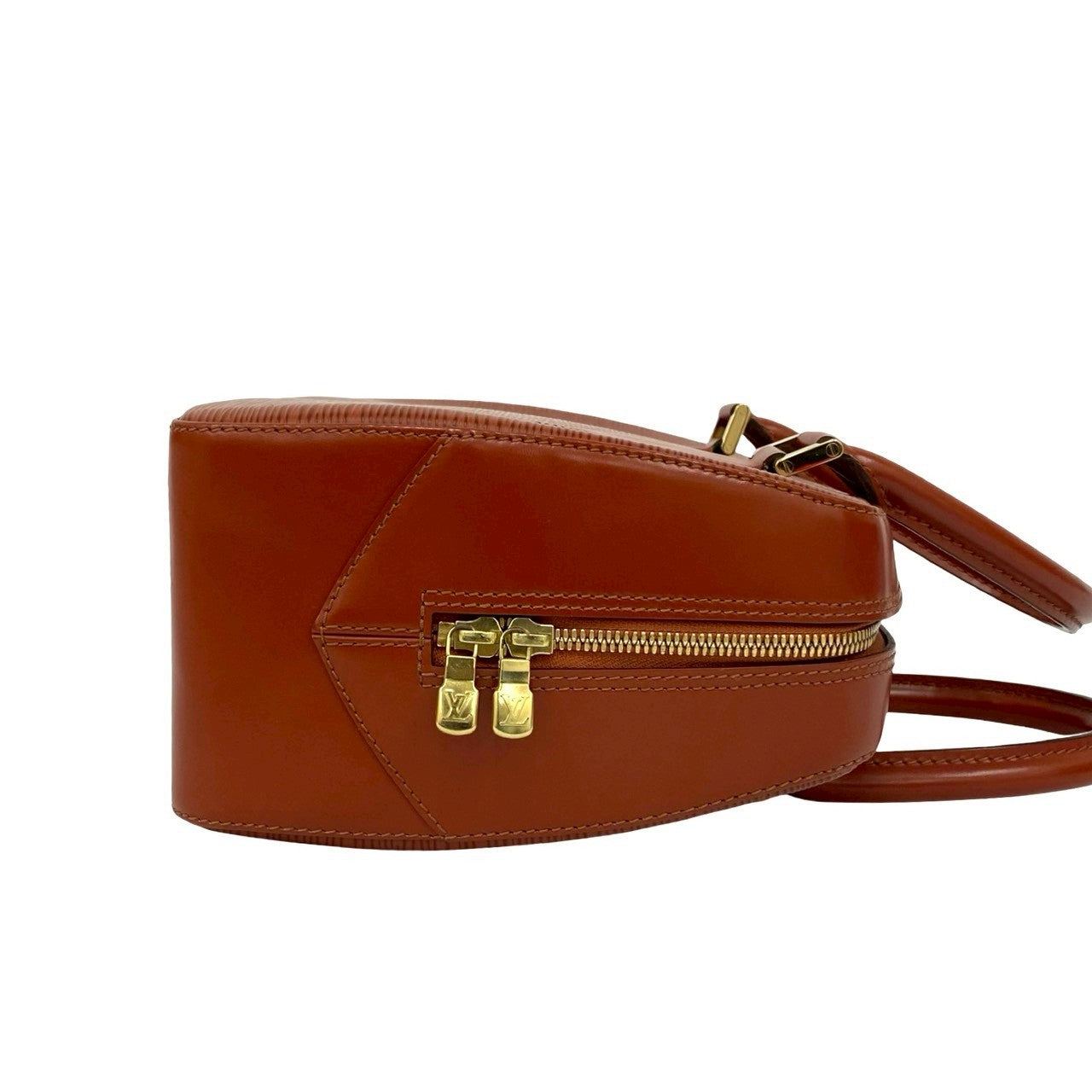 LOUIS VUITTON Handbag Epi Leather Brown Epi Sablon