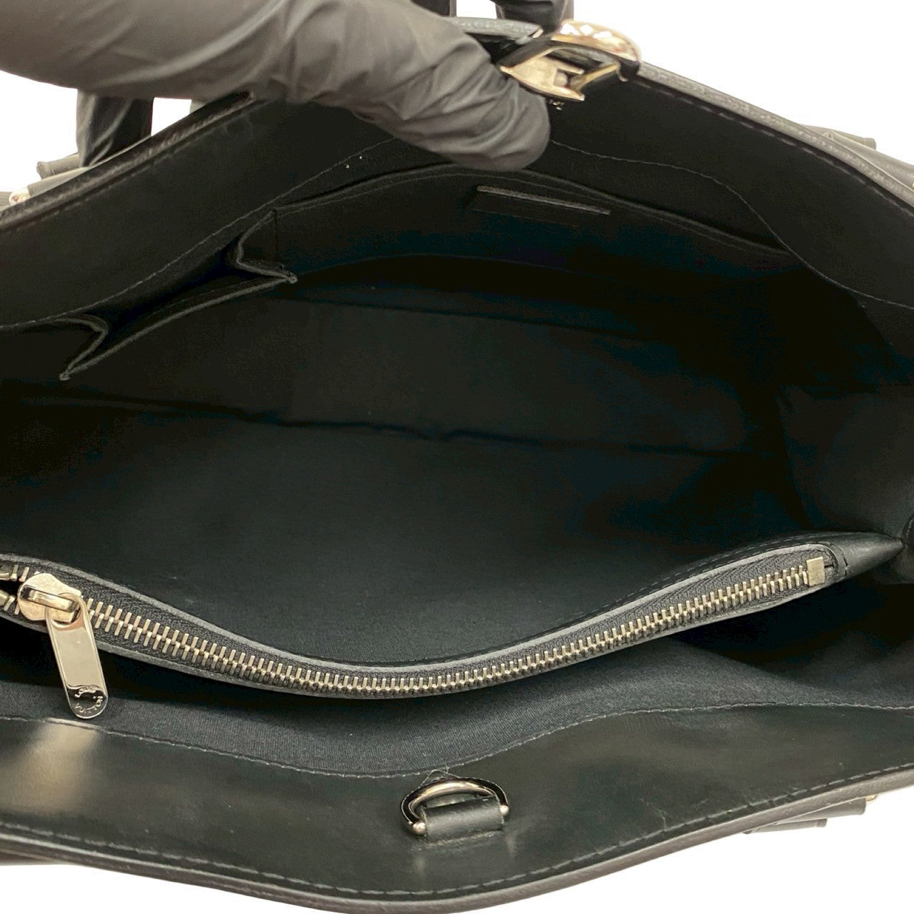 LOUIS VUITTON Tote Bag Epi Leather black Epi Passy GM