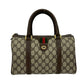 GUCCI Handbag leather Brown Sherry line