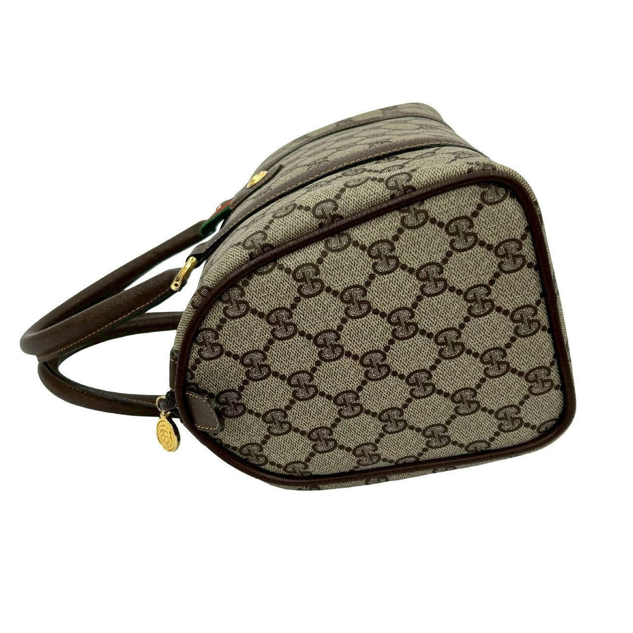 GUCCI Handbag leather Brown Sherry line