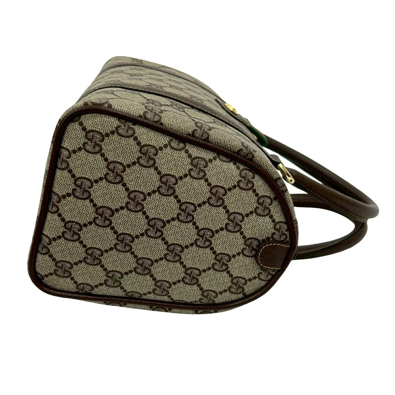 GUCCI Handbag leather Brown Sherry line