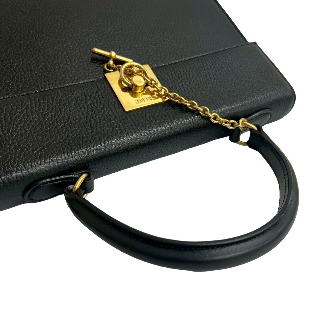 CELINE Handbag leather black
