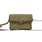 GUCCI Shoulder Bag leather Brown