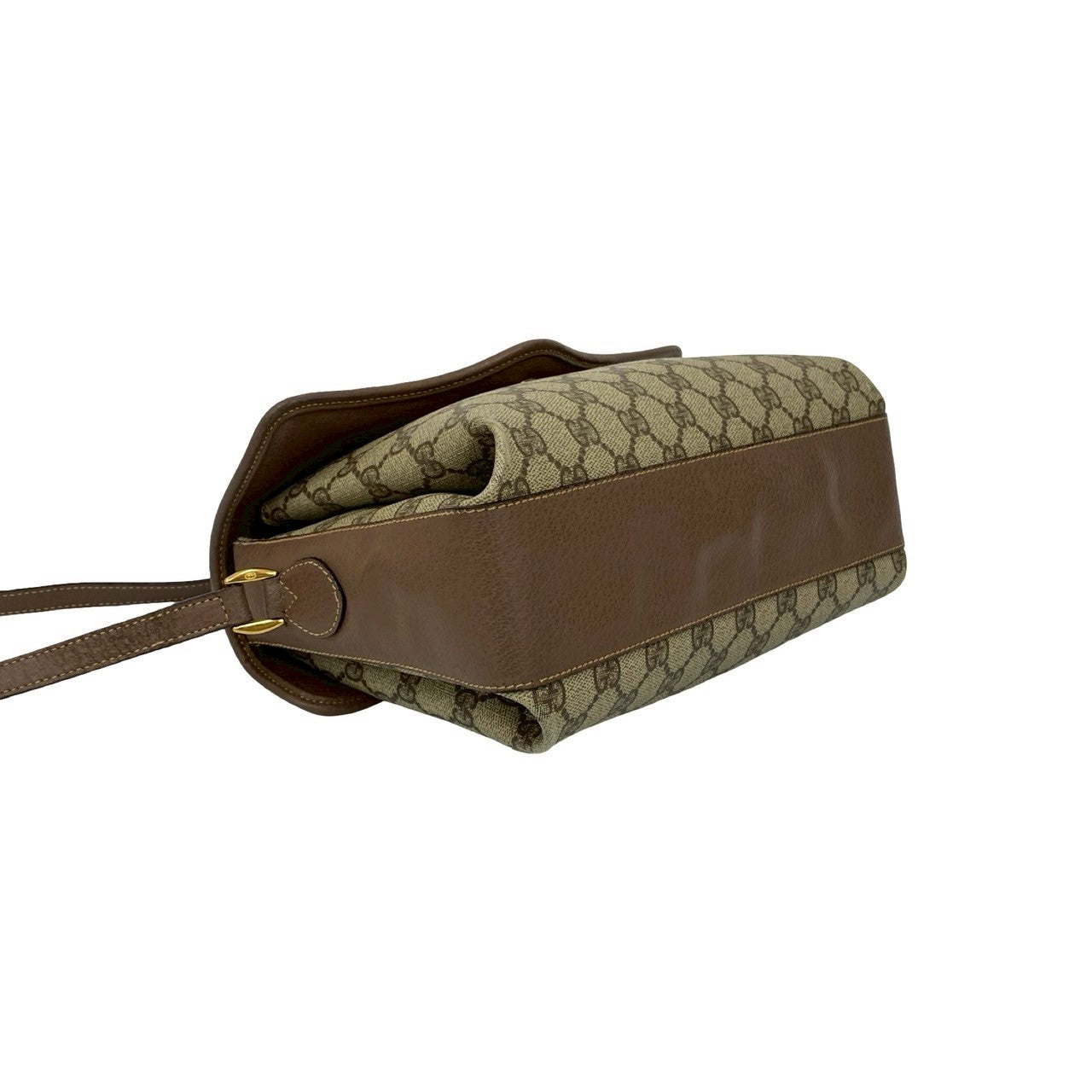 GUCCI Shoulder Bag leather Brown