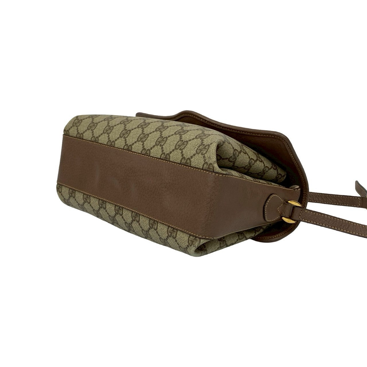 GUCCI Shoulder Bag leather Brown