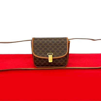 CELINE Shoulder Bag leather Brown