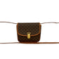 CELINE Shoulder Bag leather Brown
