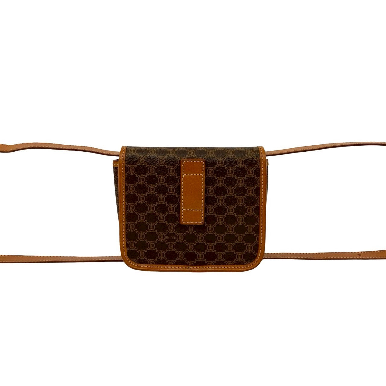 CELINE Shoulder Bag leather Brown