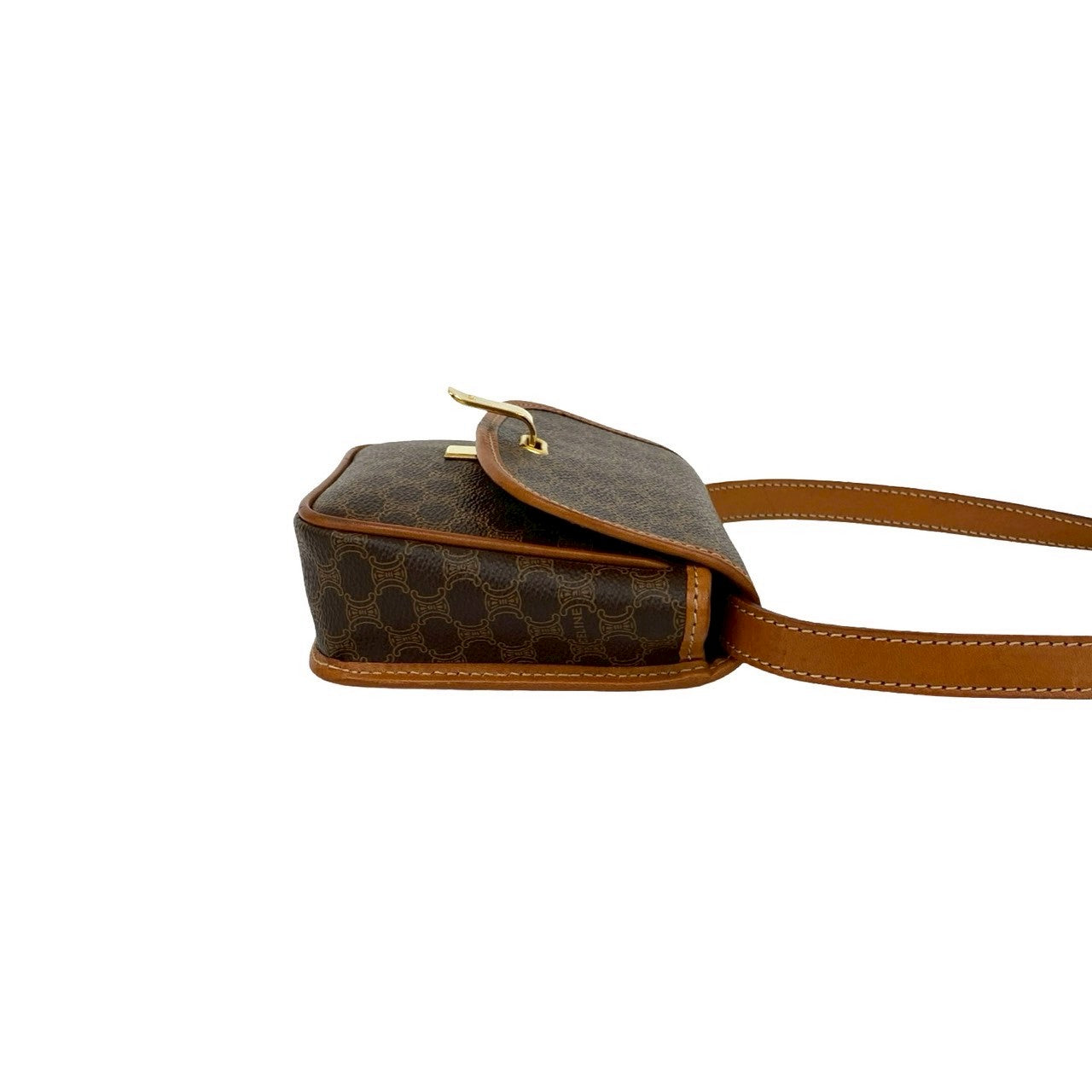 CELINE Shoulder Bag leather Brown