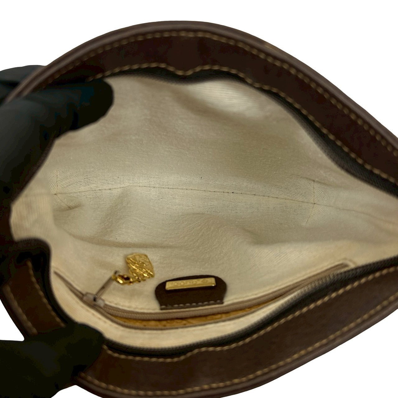 GUCCI Shoulder Bag leather Brown