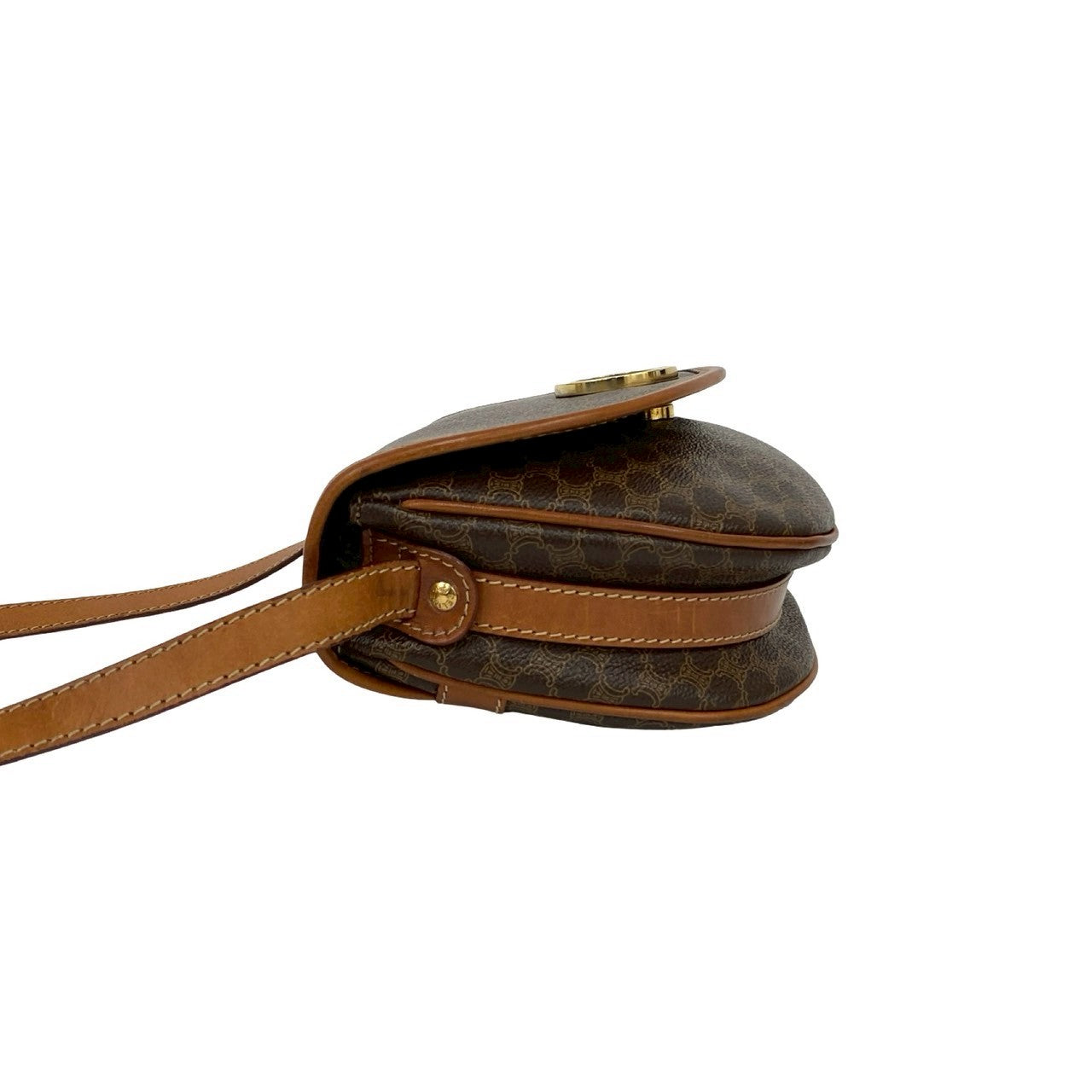 CELINE Shoulder Bag leather Brown