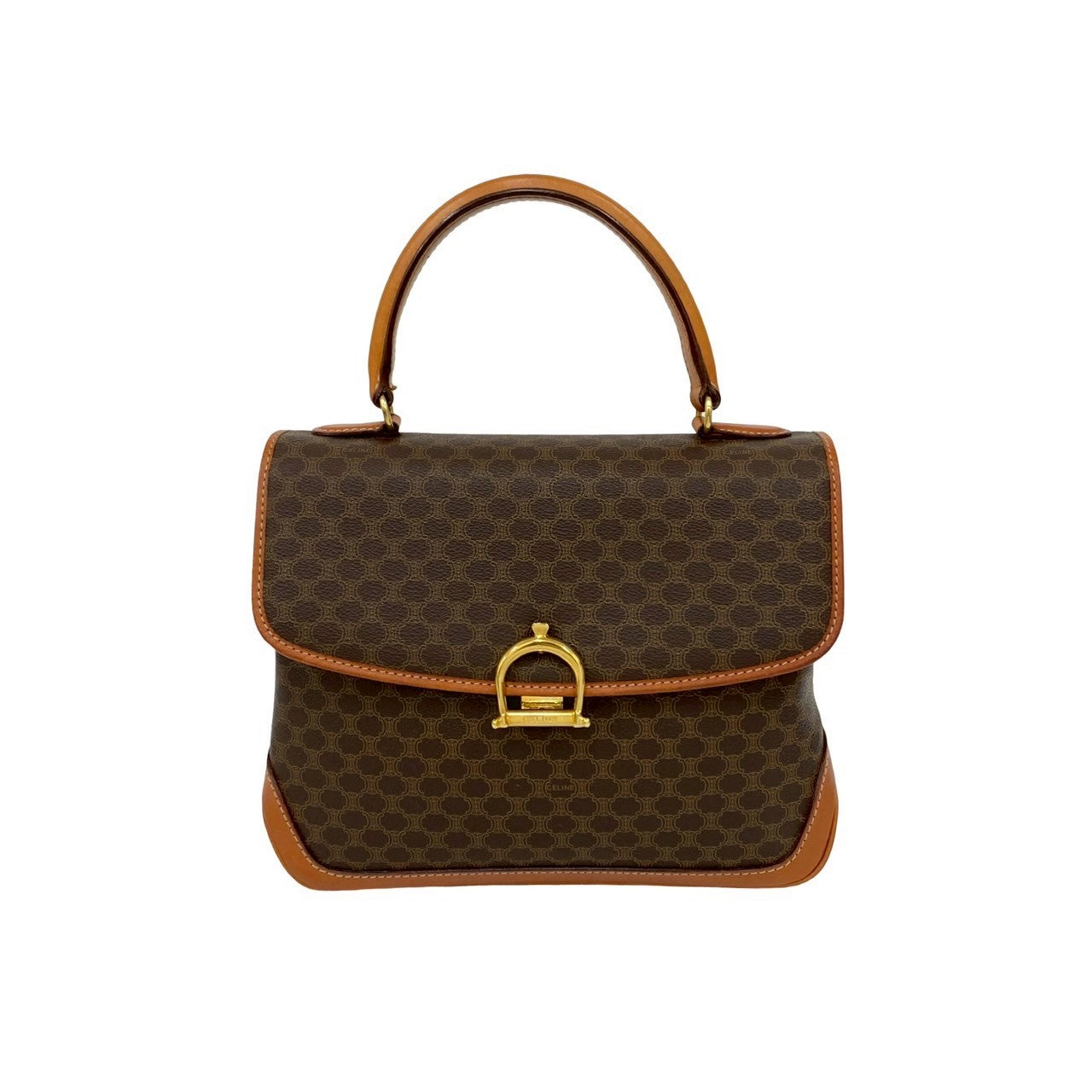 CELINE Handbag leather Brown