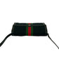 GUCCI Shoulder Bag GG canvas black Sherry line