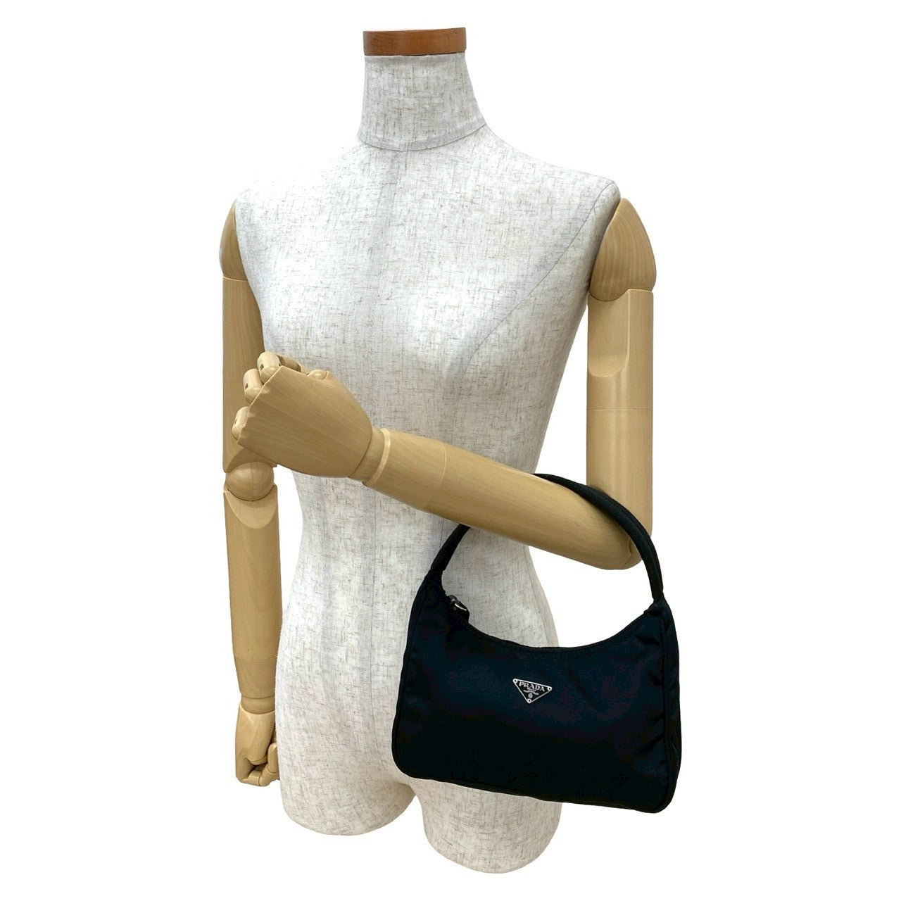 PRADA Handbag Nylon black