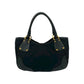 PRADA Tote Bag leather black