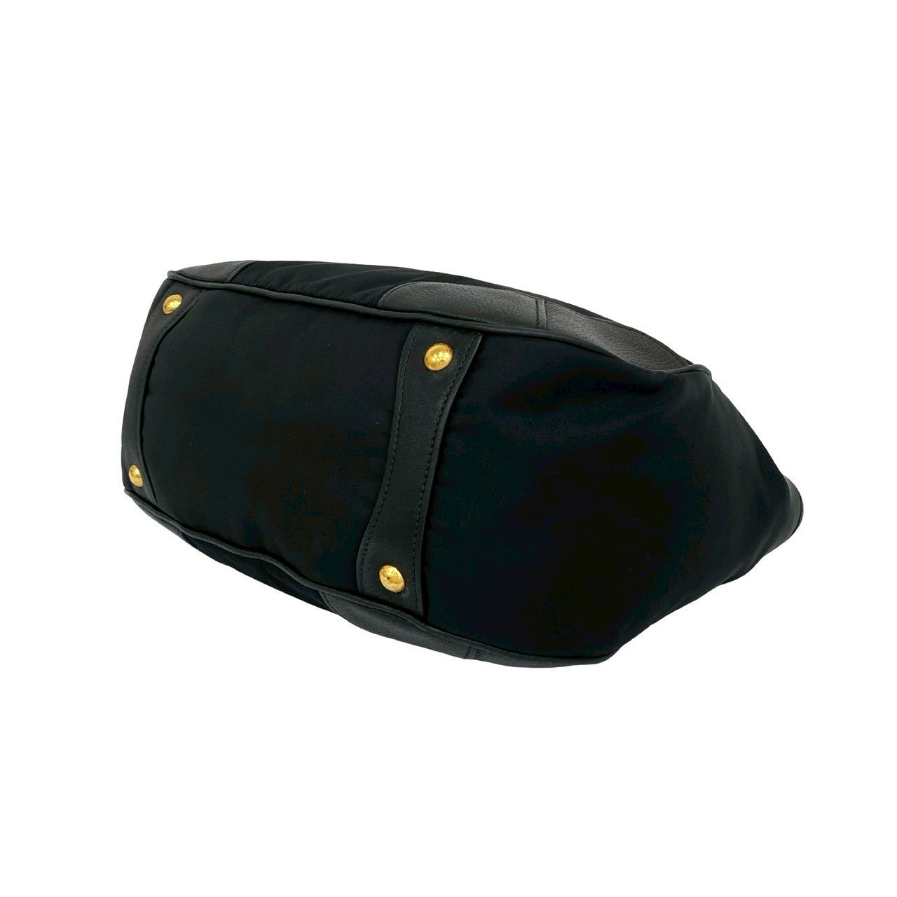 PRADA Tote Bag leather black