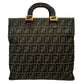 FENDI Handbag canvas Brown