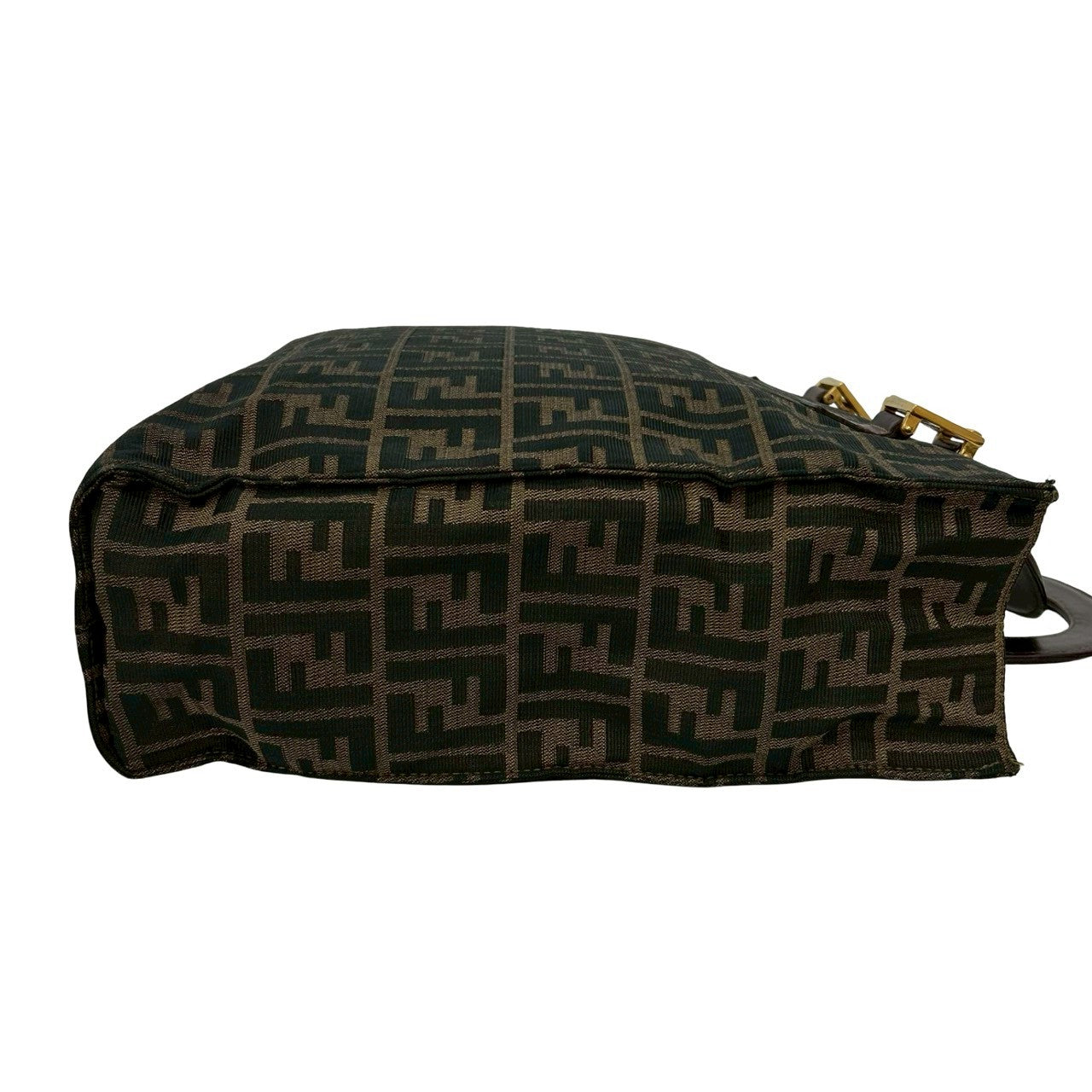 FENDI Handbag canvas Brown