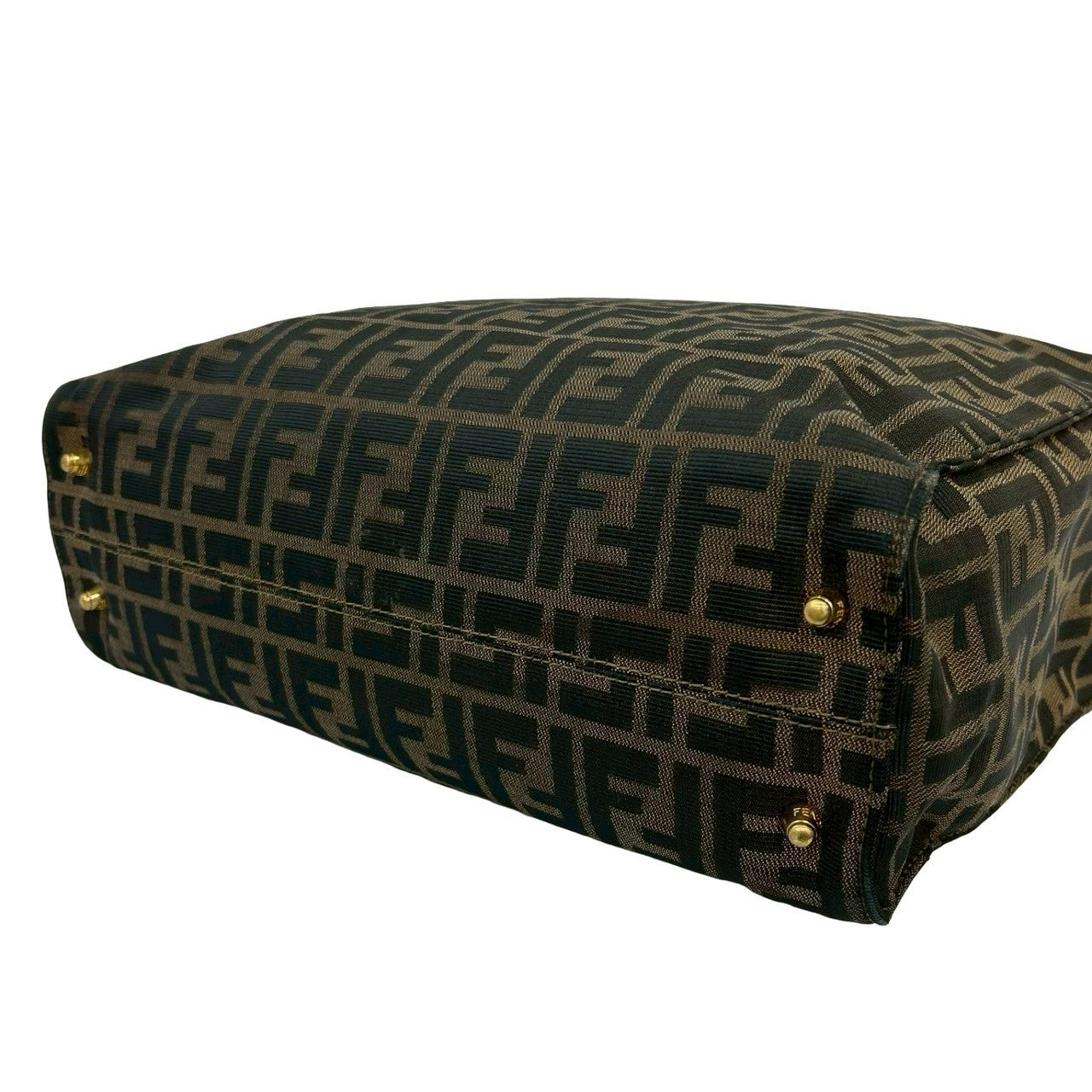 FENDI Handbag canvas Brown