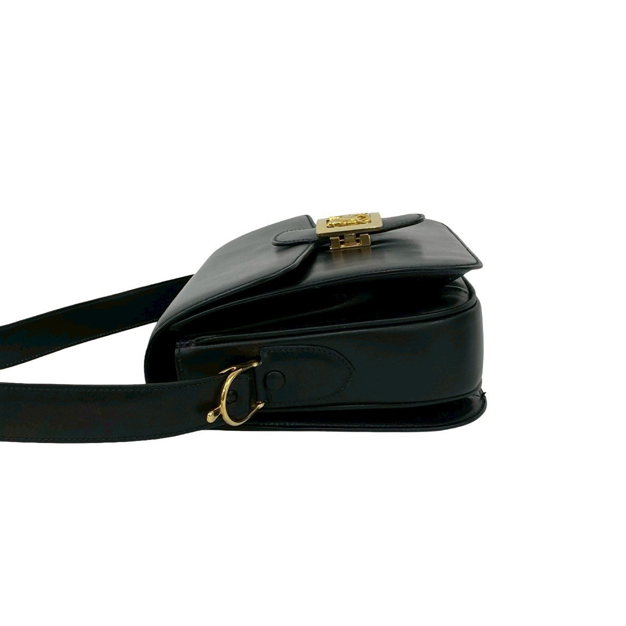 CELINE Shoulder Bag Calfskin black