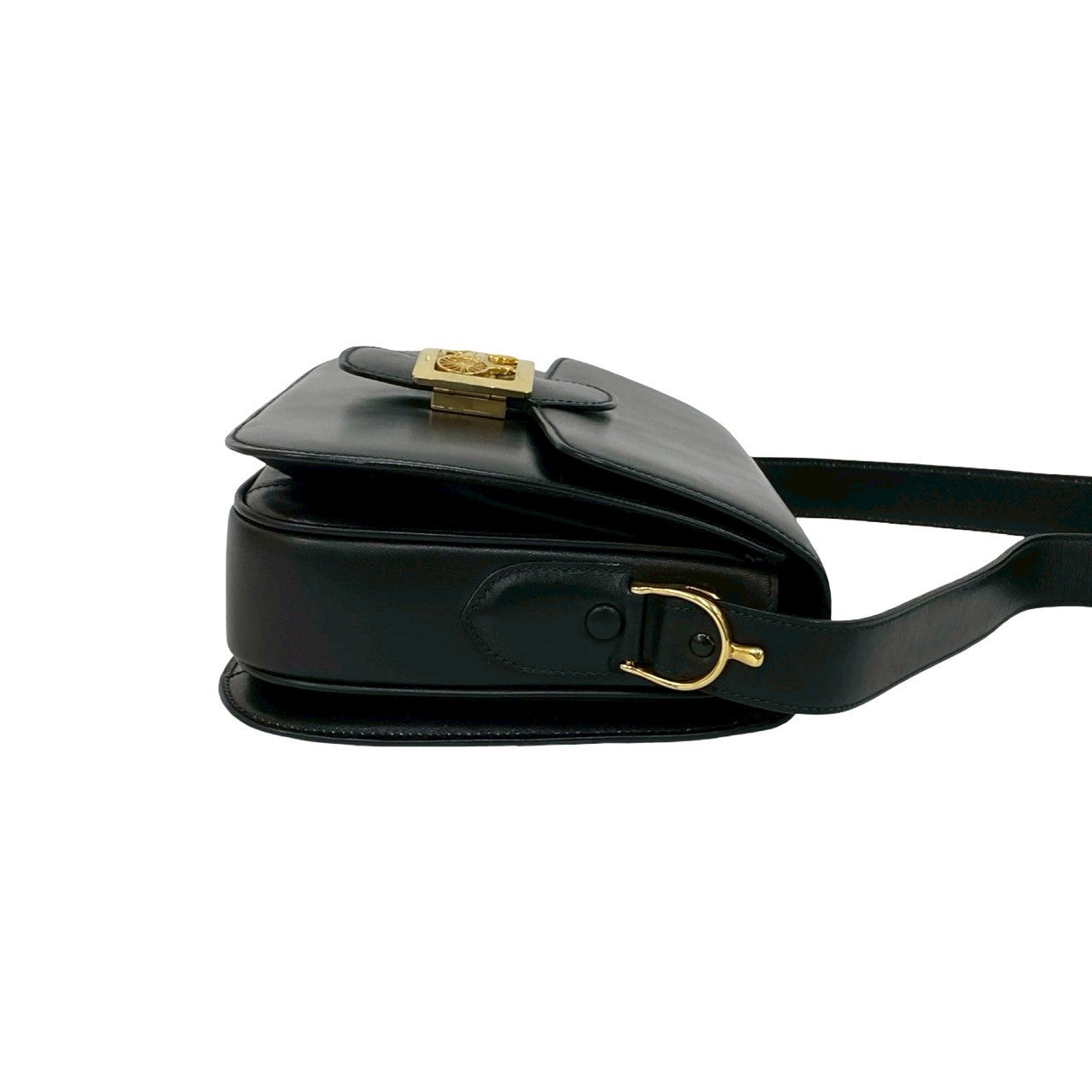 CELINE Shoulder Bag Calfskin black