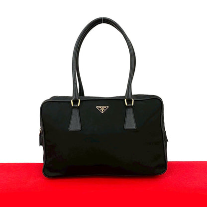 PRADA Handbag Nylon black