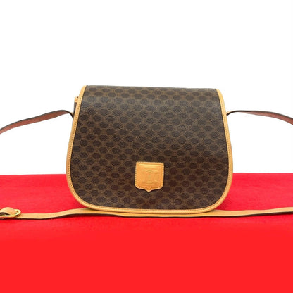 CELINE Shoulder Bag leather Brown