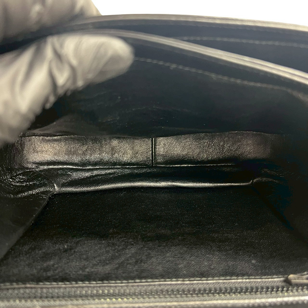 GUCCI Shoulder Bag leather black