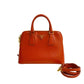 PRADA Shoulder Bag Patent leather Orange
