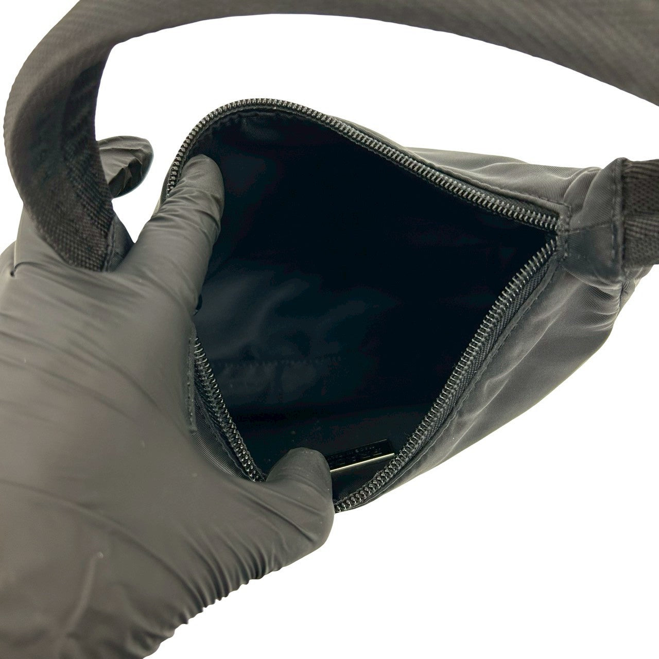 PRADA Handbag Nylon black